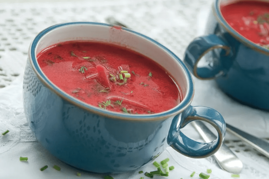 They buy borscht from vending machines